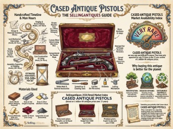 Cased Antique Pistols Guide Infographic