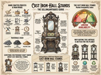 Cast Iron Hall Stands Guide Infographic