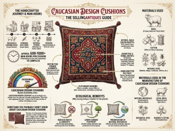 Caucasian Design Cushions Guide Infographic