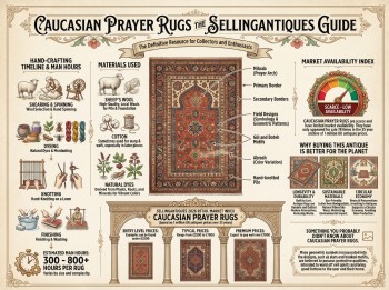 Caucasian Prayer Rugs Guide Infographic