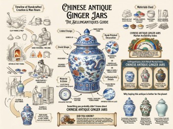 Chinese Antique Ginger Jars Guide Infographic