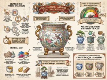 Chinese Antique Jardinieres Guide Infographic