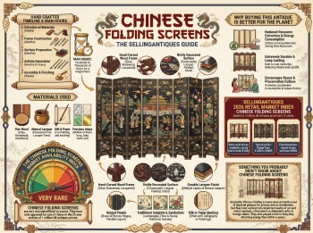 Chinese Folding Screens Guide Infographic