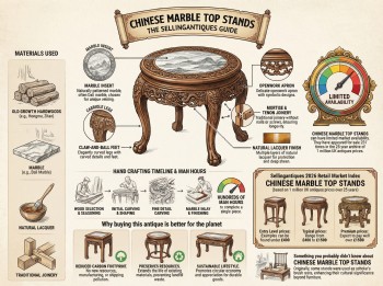 Chinese Marble Top Stands Guide Infographic