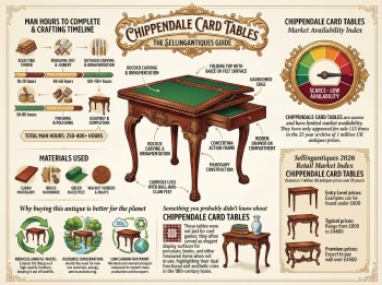 Chippendale Card Tables Guide Infographic
