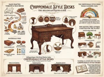 Chippendale Style Desks Guide Infographic