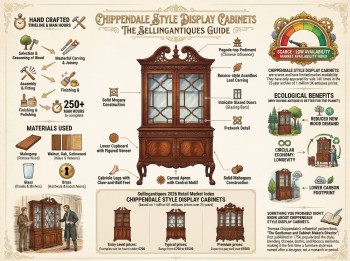 Chippendale Style Display Cabinets Guide Infographic