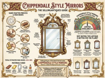 Chippendale Style Mirrors Guide Infographic