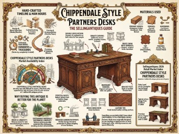 Chippendale Style Partners Desks Guide Infographic