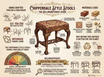 Chippendale Style Stools Guide Infographic