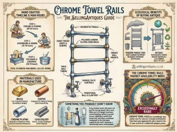 Chrome Towel Rails Guide Infographic