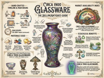 Circa 1900 Glassware Guide Infographic