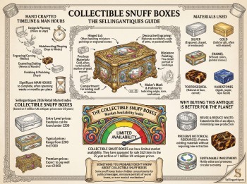 Collectible Snuff Boxes Guide Infographic