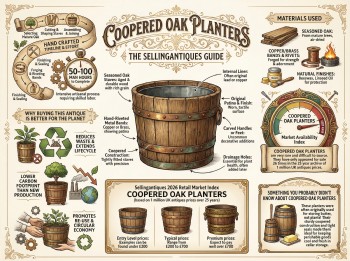 Coopered Oak Planters Guide Infographic