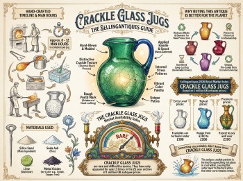 Crackle Glass Jugs Guide Infographic