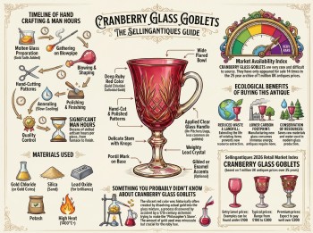 Cranberry Glass Goblets Guide Infographic