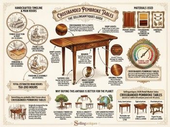 Crossbanded Pembroke Tables Guide Infographic