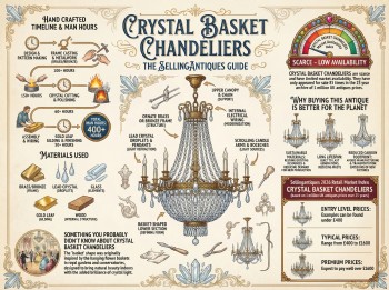 Crystal Basket Chandeliers Guide Infographic