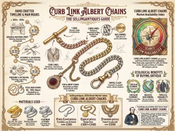Curb Link Albert Chains Guide Infographic