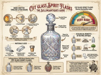Cut Glass Spirit Flasks Guide Infographic