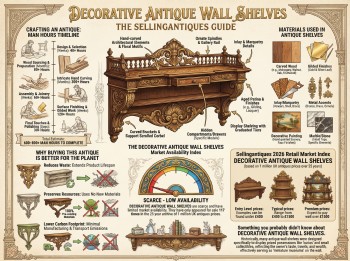 Decorative Antique Wall Shelves Guide Infographic