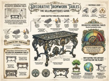 Decorative Ironwork Tables Guide Infographic