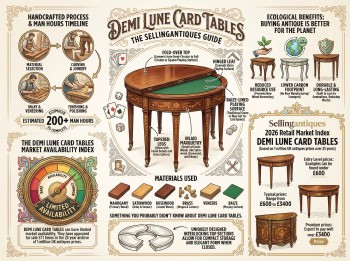 Demi Lune Card Tables Guide Infographic