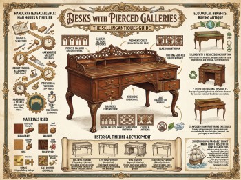 Desks With Pierced Galleries Guide Infographic