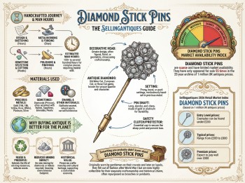 Diamond Stick Pins Guide Infographic