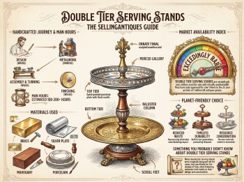 Double Tier Serving Stands Guide Infographic