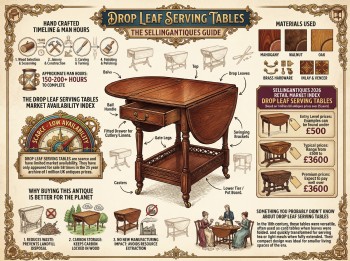 Drop Leaf Serving Tables Guide Infographic