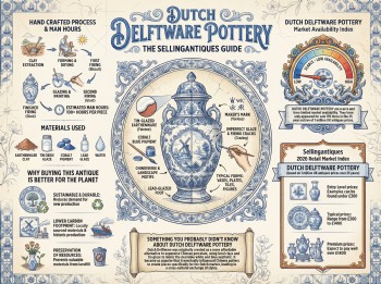 Dutch Delftware Pottery Guide Infographic