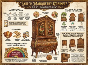 Dutch Marquetry Cabinets Guide Infographic