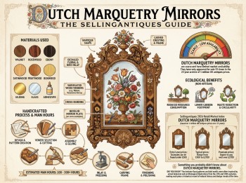 Dutch Marquetry Mirrors Guide Infographic