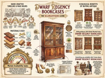 Dwarf Regency Bookcases Guide Infographic