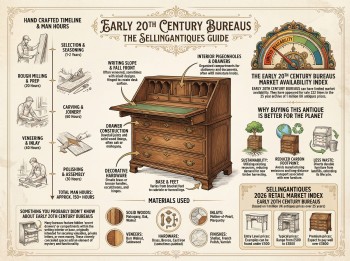 Early 20th Century Bureaus Guide Infographic