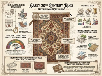 Early 20th Century Rugs Guide Infographic