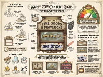 Early 20th Century Signs Guide Infographic