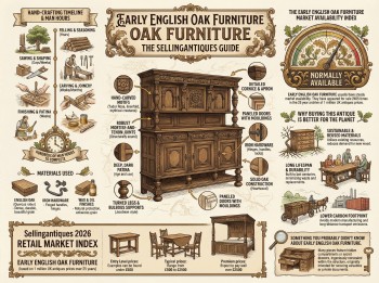 Early English Oak Furniture Guide Infographic
