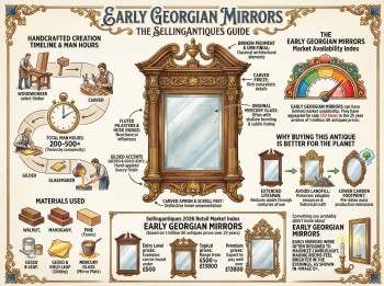 Early Georgian Mirrors Guide Infographic