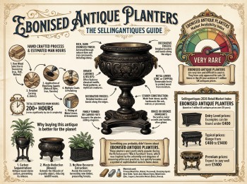 Ebonised Antique Planters Guide Infographic