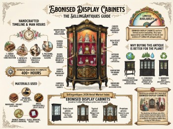 Ebonised Display Cabinets Guide Infographic