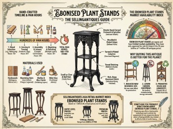 Ebonised Plant Stands Guide Infographic