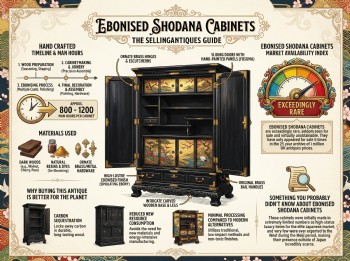 Ebonised Shodana Cabinets Guide Infographic