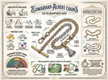 Edwardian Albert Chains Guide Infographic