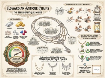 Edwardian Antique Chains Guide Infographic