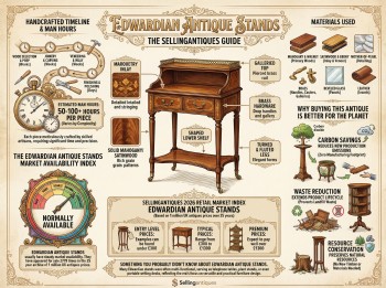 Edwardian Antique Stands Guide Infographic
