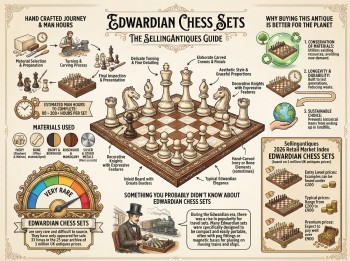Edwardian Chess Sets Guide Infographic