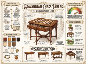 Edwardian Chess Tables Guide Infographic