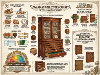 Edwardian Collectors Cabinets Guide Infographic